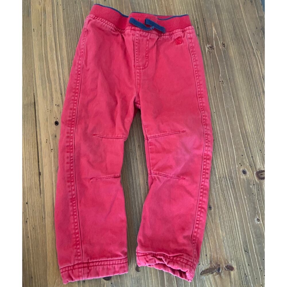Joules Red‎ Lined pants size 12/18 months